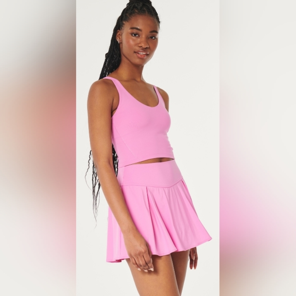 Gilly Hicks Hollister Pink Active Skortie NEW Skirt Skirt S Built In Shorts